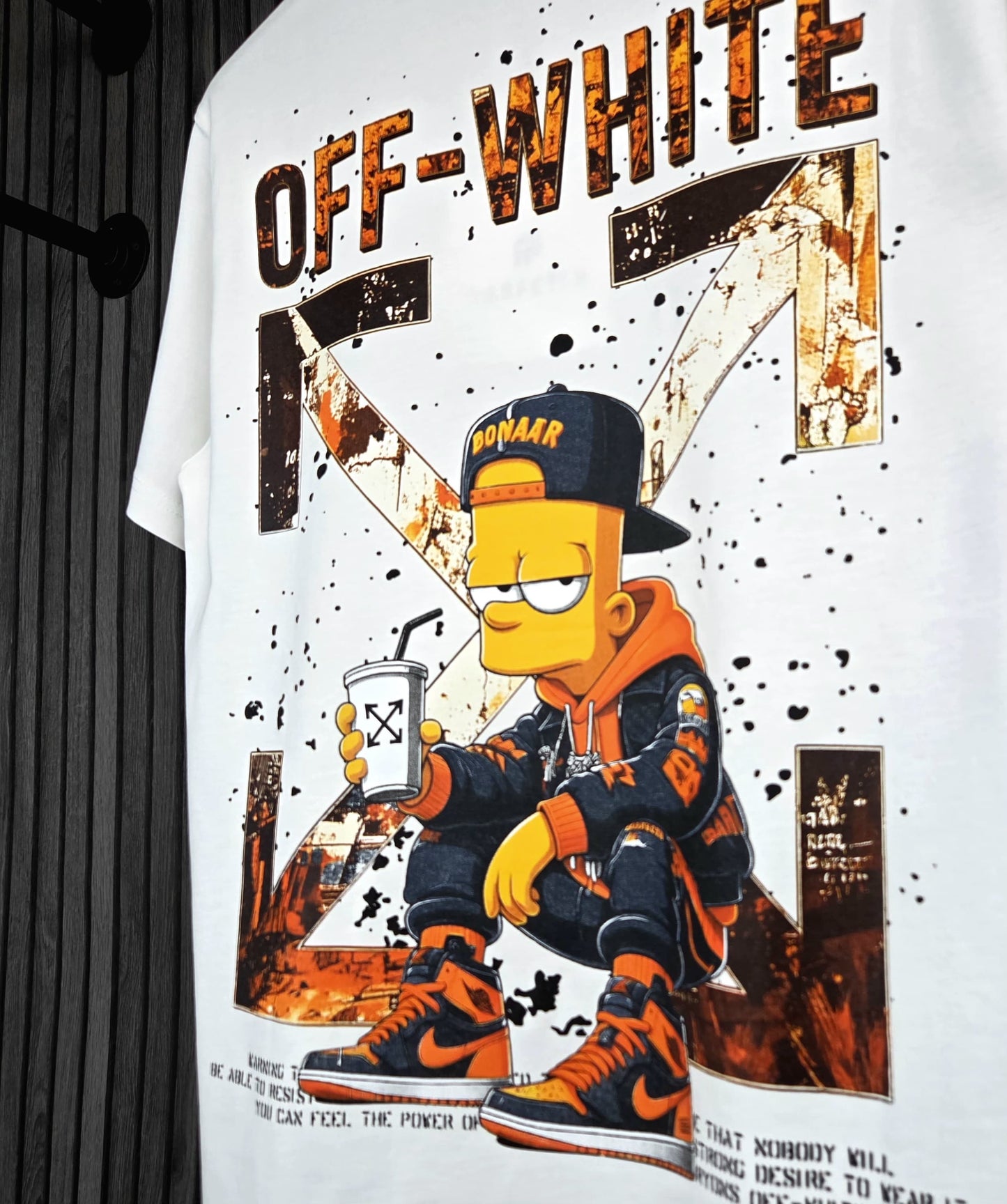 CAMISETA  OFF WHITE (BART)