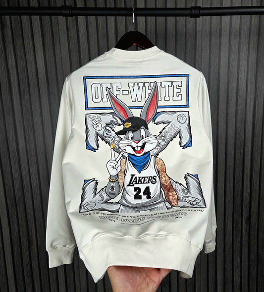 SUDADERA OFF - WHIT€ (Blanca)
