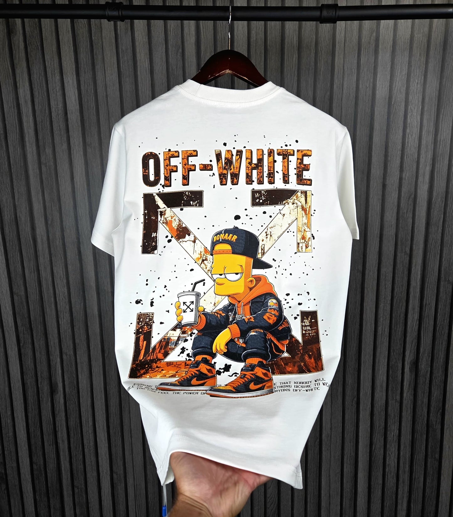 CAMISETA  OFF WHITE (BART)