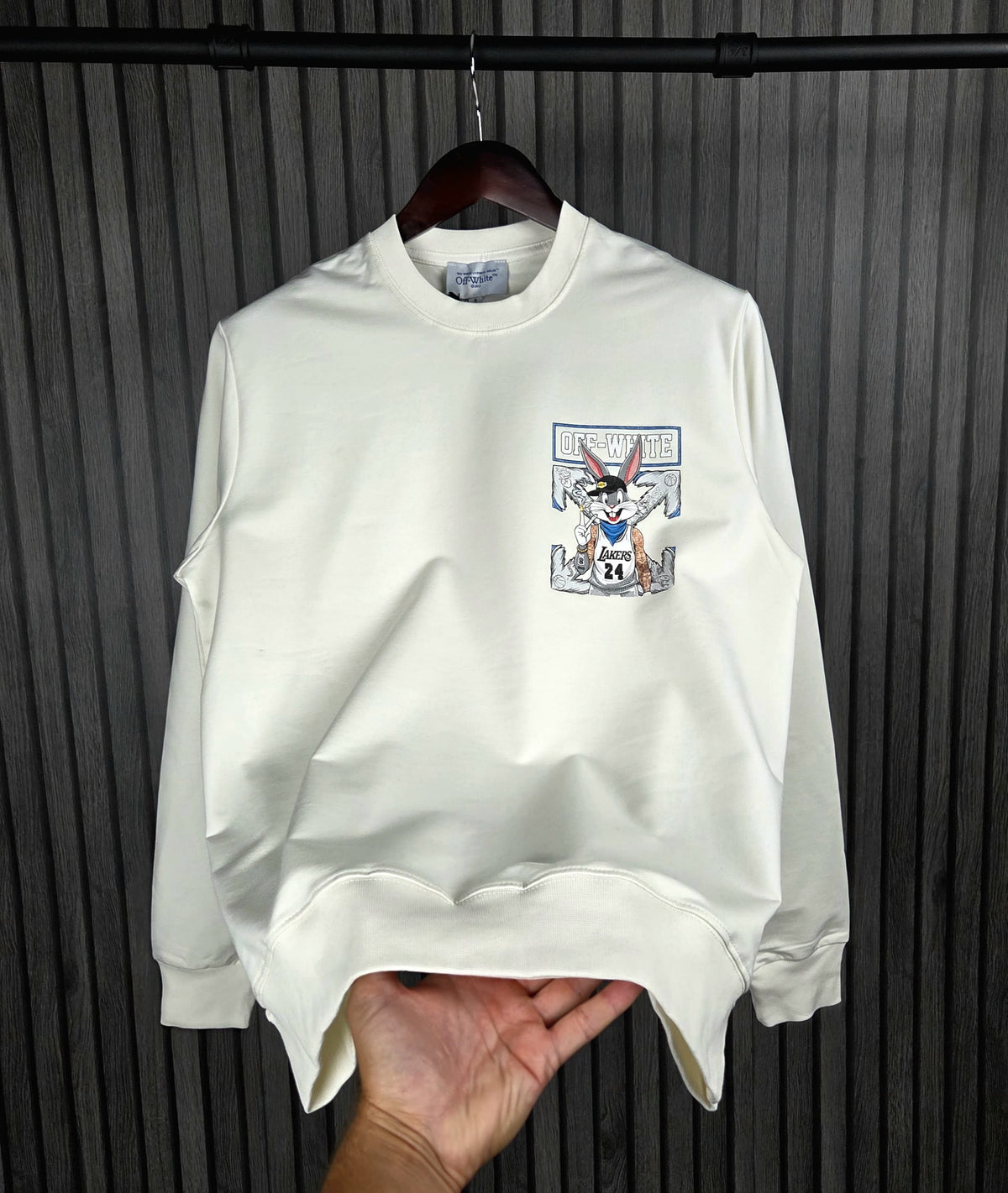 SUDADERA OFF - WHIT€ (Blanca)