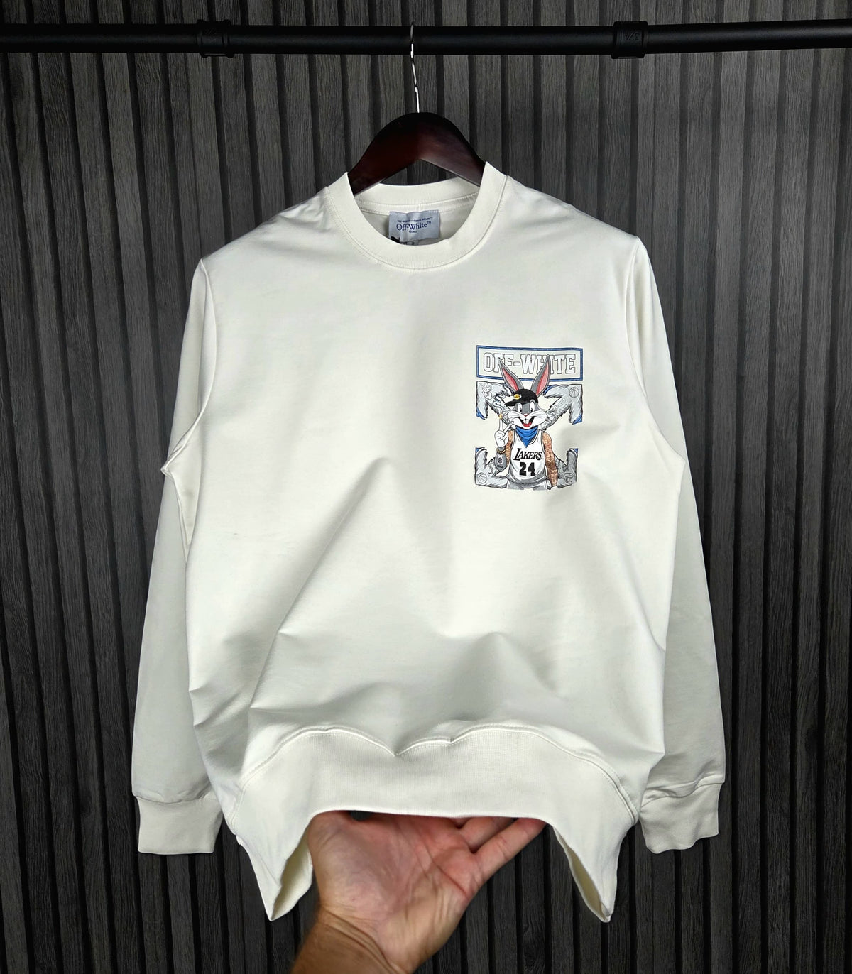 SUDADERA OFF - WHIT€ (Blanca)